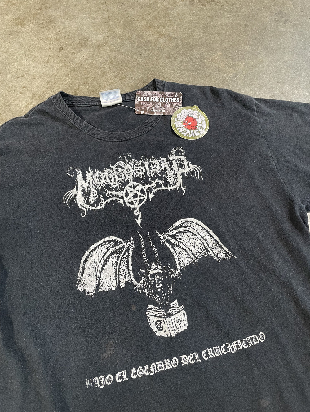 Vintage Morbosidad black metal Band Tee L 21x29